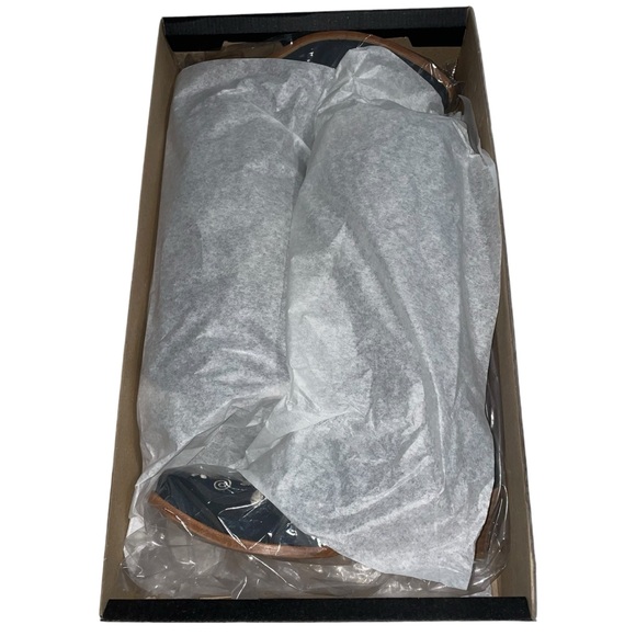 Agave Sky Jasmine Cowgirl Blue Grey w/Cream Stitch Mid-Calf Suede Boot Size 8.5 - Picture 15 of 16